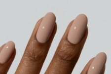 04 a soft and subtle nude manicure in blush beige is a beautiful idea for any time, it looks gorgeous