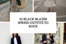 42 black blazer spring outfits to rock cover