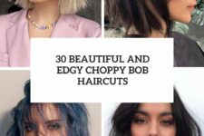 30 beautiful and edgy choppy bob haircuts cover