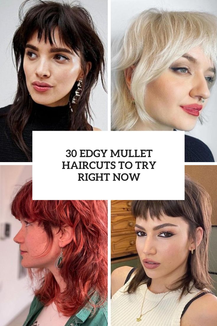 30 Edgy Mullet Haircuts To Try Right Now