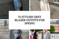 31 stylish grey blazer outfits for spring cover