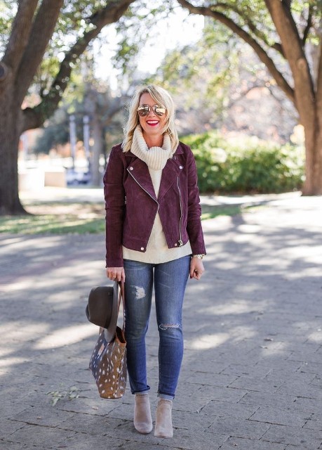 15 Ways To Wear A Leather Jacket With Jogger Pants - Styleoholic