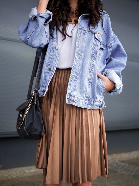 Denim Jacket with Maxi Skirt Outfits 6 ideas  outfits  Lookastic