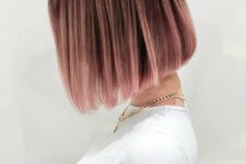 a lovely short bob hairstyle