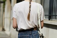 27 make a boring low pony impressive and fashionable hairstyle using contrast elastic bands along your ponytail length