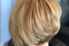 a lovely angled bob hairstyle