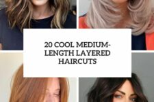 20 cool medium-length layered haircuts cover