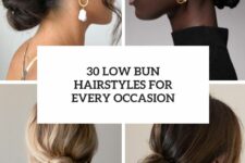 30 low bun hairstyles for every occasion cover