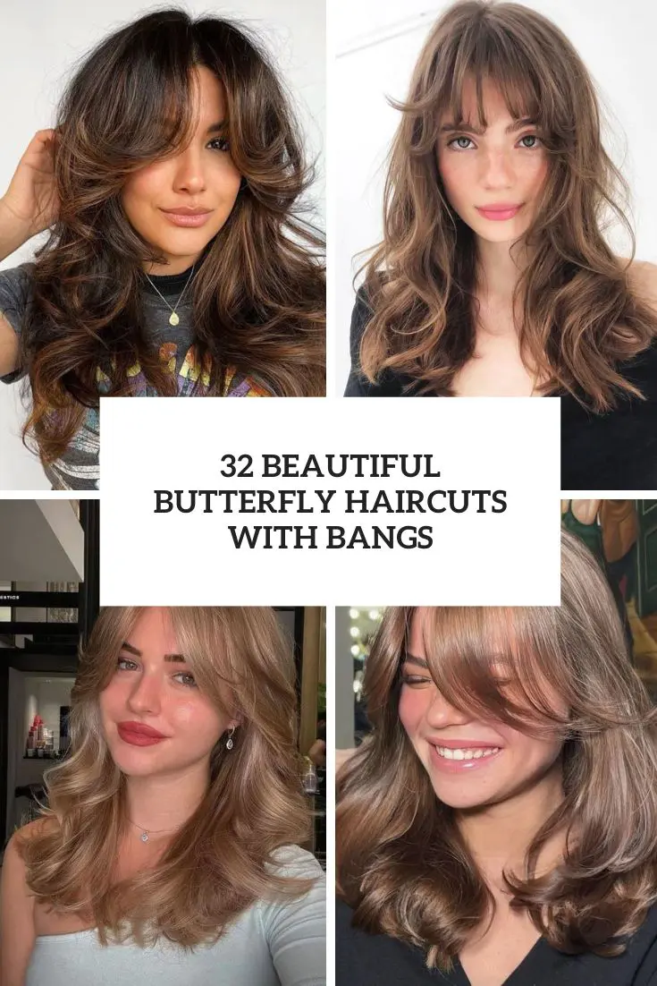 40 Long Layered Haircuts To Try Right Now : Layers with side-swept bangs
