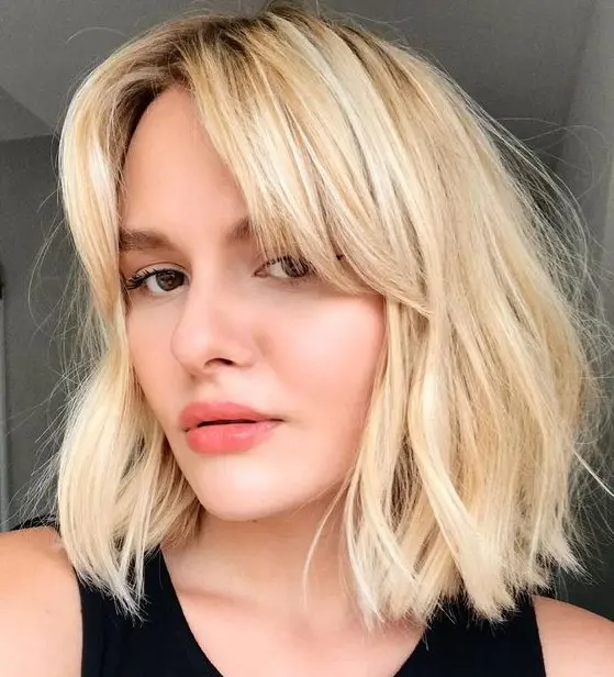 28 Edgy Long Bobs With Curtain Bangs Styleoholic