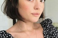 a lovely French bob hairstyle