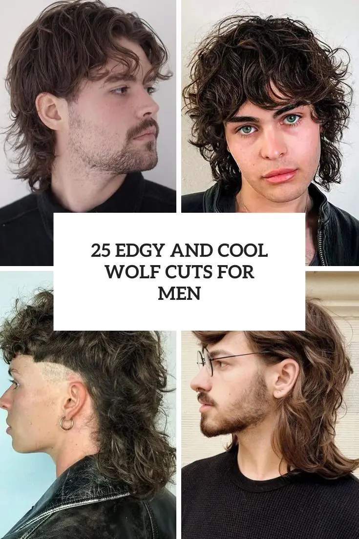 edgy and cool wolf cuts for men