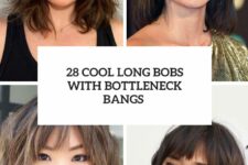 28 cool long bobs with bottleneck bangs cover