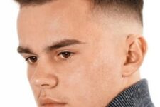 an Ivy League fade with a side part, a high fade is an excellent choice for a more formal look