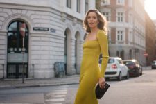 a sexy yellow dress look for a wedding