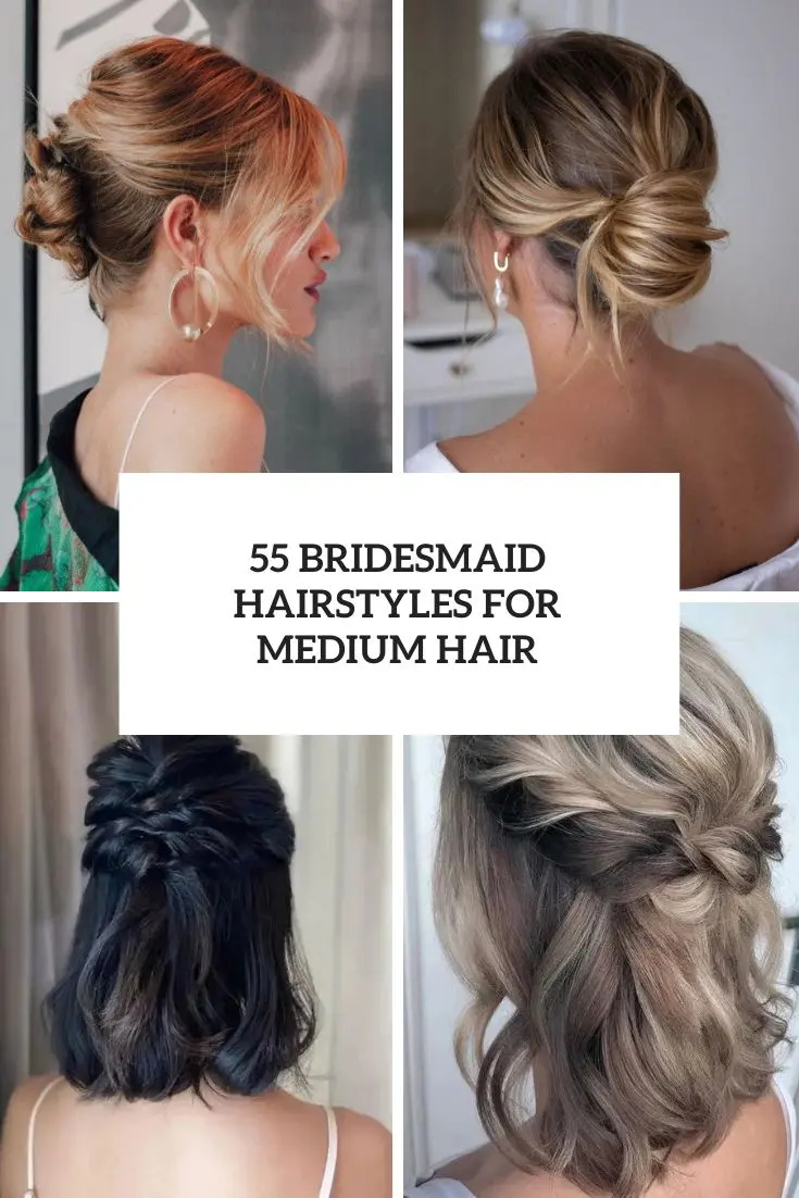 bridesmaid hairstyles for medium hair cover