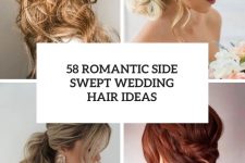 58 romantic side swept wedding hair ideas cover