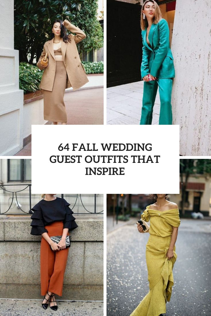 64 Fall Wedding Guest Outfits That Inspire