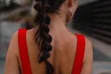 a lovely fishtail hairstyle