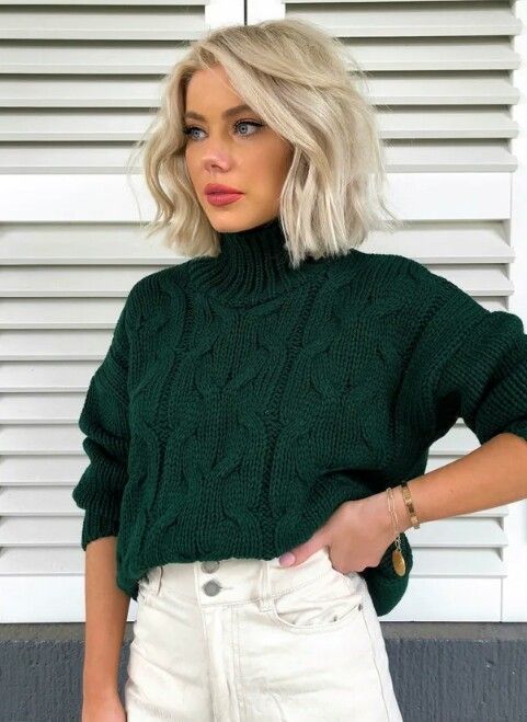 a wavy platinum blonde long bob is a romantic and cute solution to try, the color is softened with waves