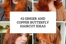 42 ginger and copper butterfly haircut ideas cover