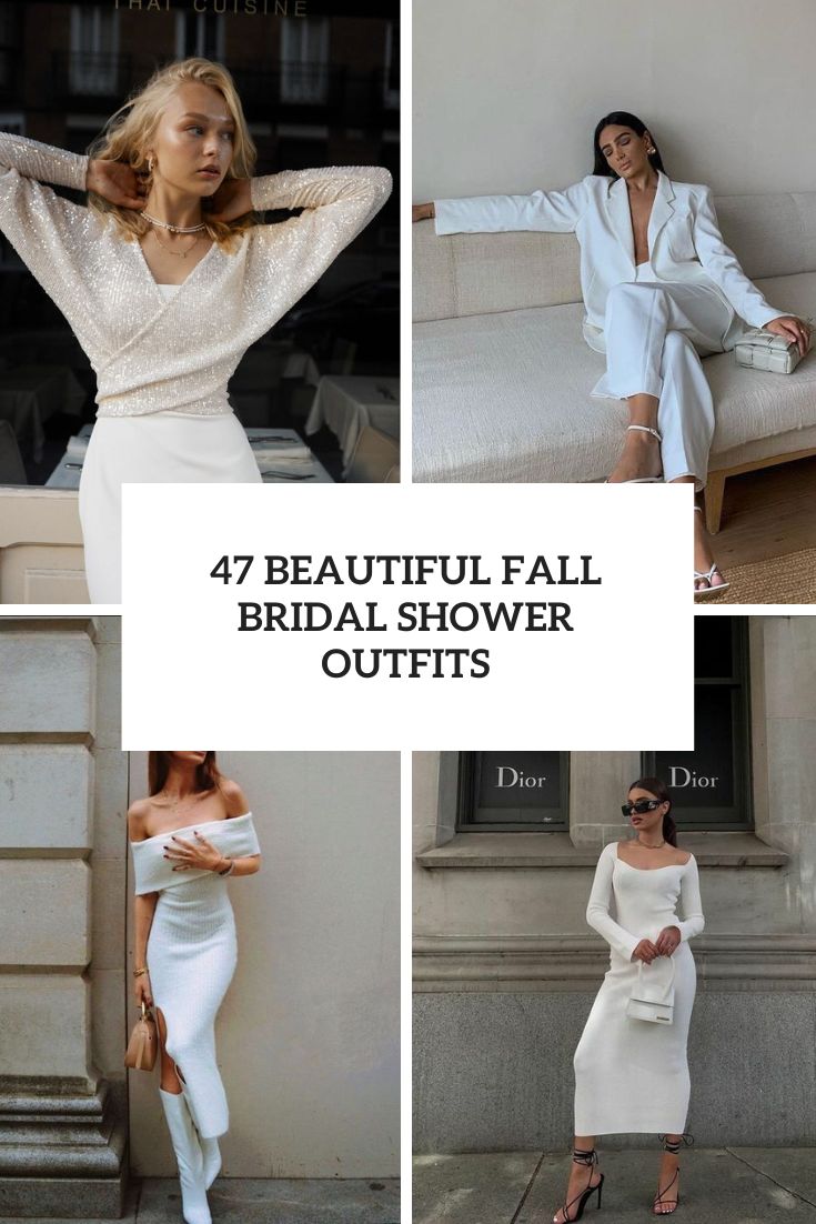 47 Beautiful Fall Bridal Shower Outfits