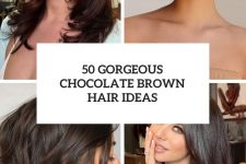 50 gorgeous chocolate brown hair ideas cover