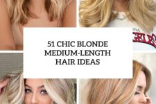 51 chic blonde medium-length hair ideas cover