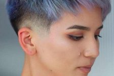 a catchy pastel pixie in pink and blue plus some lilac, with an undercut is a catchy idea with a soft palette