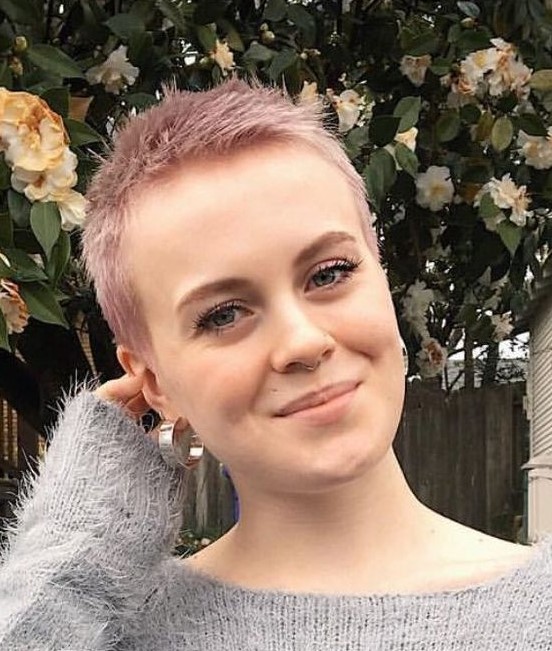 an extremely short pink pixie is a fantastic idea if you wanna stand out from the crowd and wow everyone