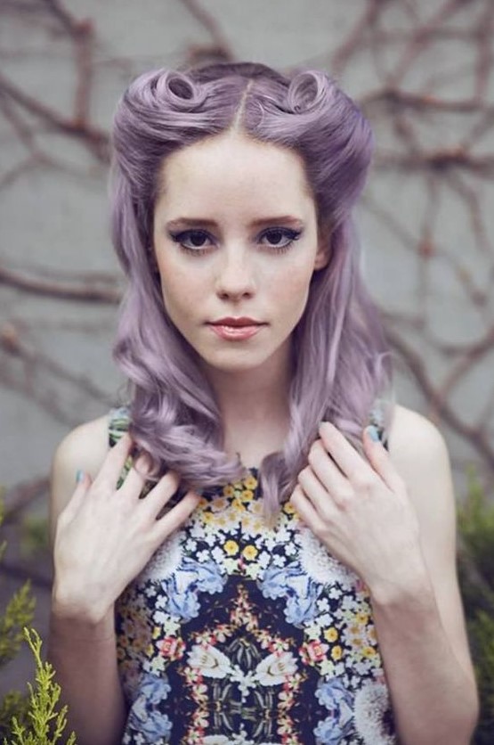 there are lots of shades of purple and lilac and you should find what fits your complexion and looks best