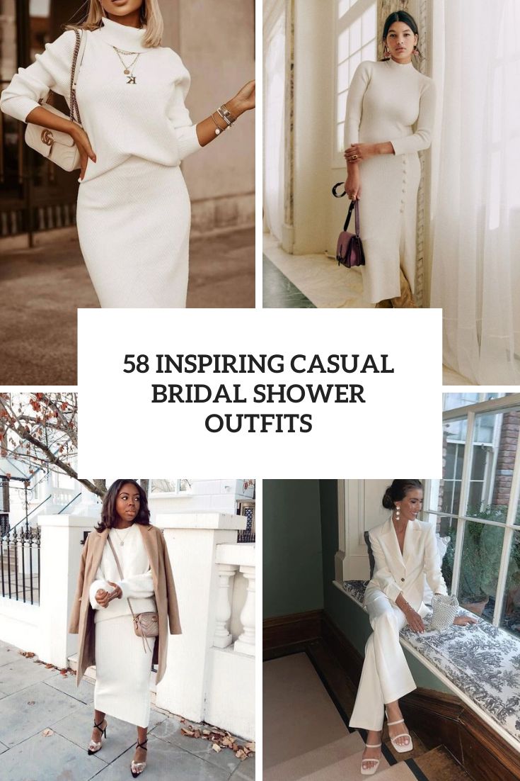 58 Inspiring Casual Bridal Shower Outfits