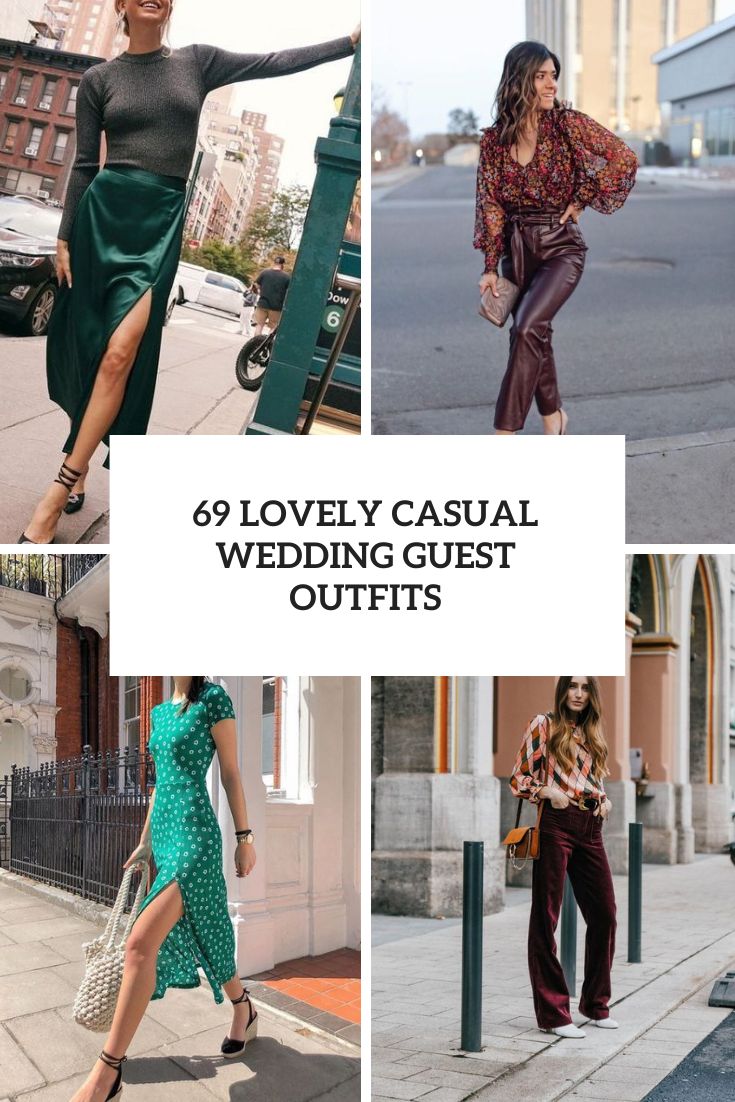 69 Lovely Casual Wedding Guest Outfits