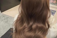 long light brown hair with waves and volume is always a good and very beautiful idea to rock