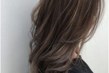 28 beautiful long dark hair with subtle blonde highlights that instantly give dimension to the hair