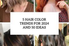 5 Hair Color Trends For 2024 And 50 Ideas cover