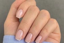 05 a modern alternative to usual French with super thin geometric white tips are great for any occasion