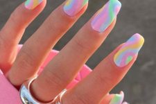 28 a super bright candy-colored manicure is a cool idea for summer, such vibrant nails will impress