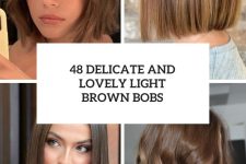 48 Delicate And Lovely Light Brown Bobs cover