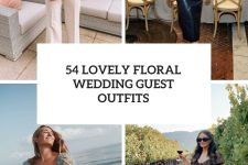 54 Lovely Floral Wedding Guest Outfits cover