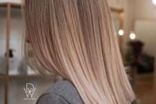 a lovely bronde ombre hairstyle