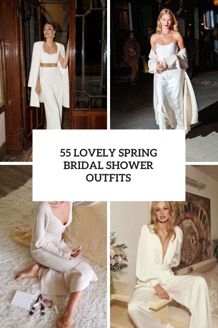 55 Lovely Spring Bridal Shower Outfits