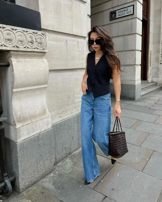 56 Awesome Blue Jeans Outfits For Spring - Styleoholic