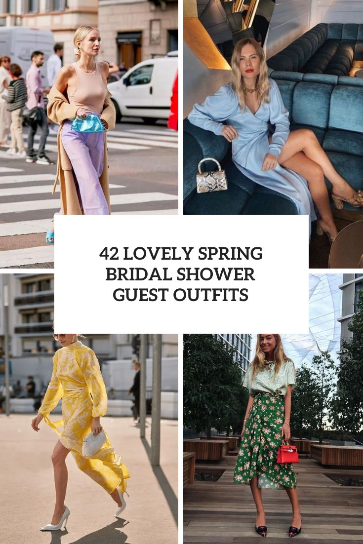 42 Lovely Spring Bridal Shower Guest Outfits
