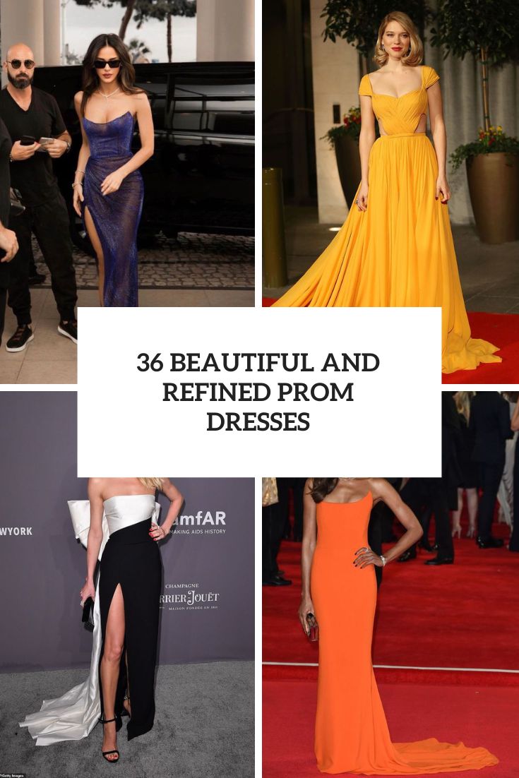 36 Beautiful And Refined Prom Dresses cover