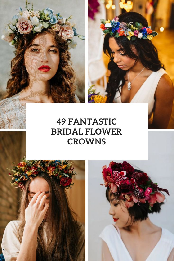 49 Fantastic Bridal Flower Crowns