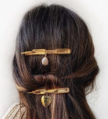 Updo Barette 43 Lovely Barette Hairstyles To Make Yourself - Styleoholic