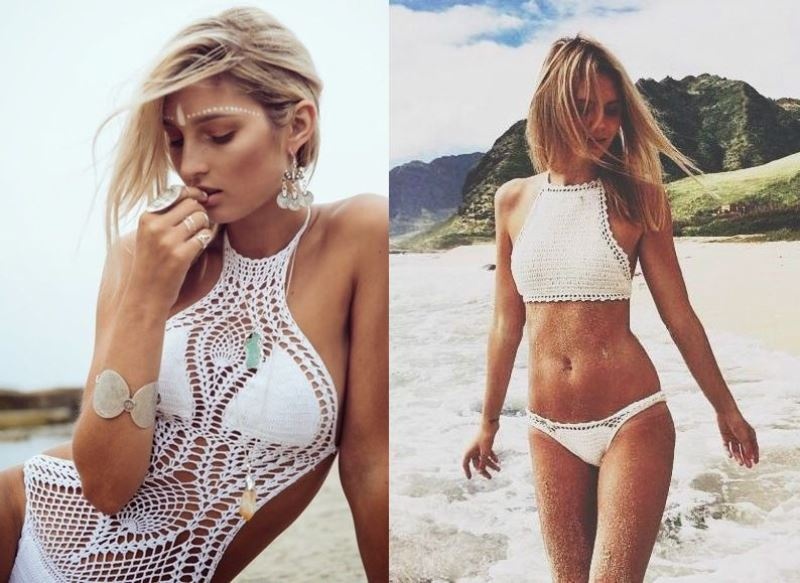 Lovely crochet swimsuits to rock at the beach  6