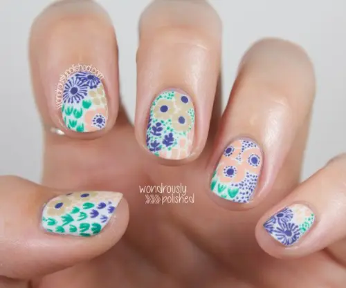 Sweet Flower Nail Designs To Try This Summer