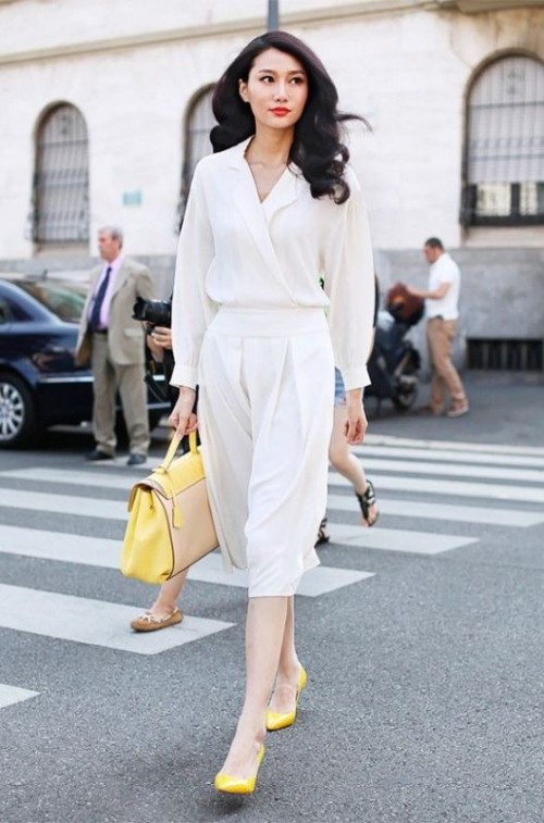 Elegant All White Office Appropriate Outfits To Copy